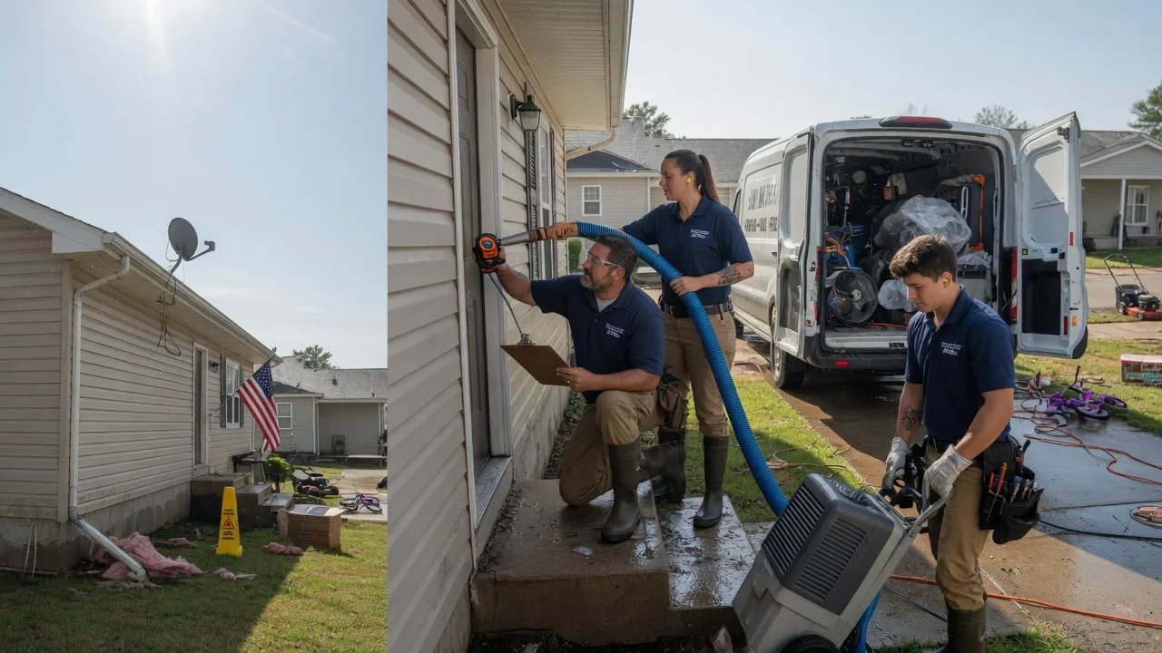 Ceiling Water Damage Restoration in Rutherford College, NC near me